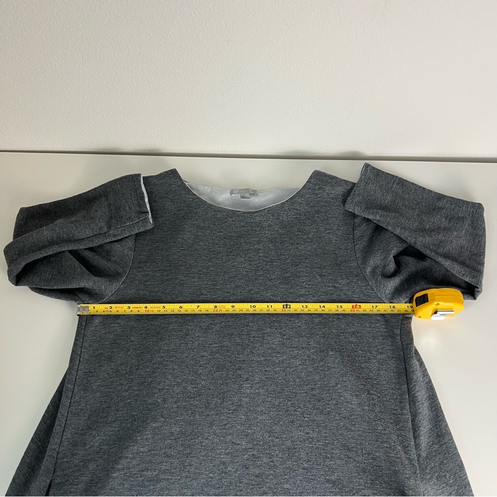 Cos Gray Shift Long Sleeve Soft Basic Minimalist … - image 4